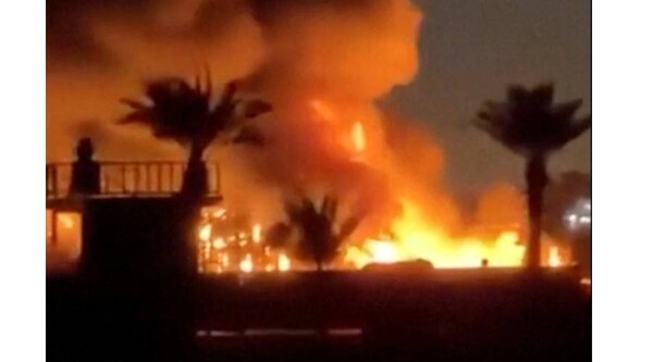 Attack on Baghdad Airport with US Embassy Logistics Center