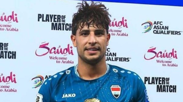 Iraqi National Team Striker Mohammed Ali "Mimi" Named Best Player of the Match
