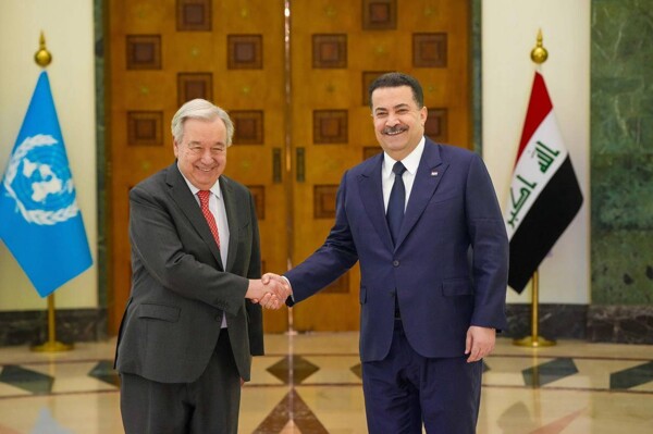 Iraqi PM and UN Secretary-General Discuss Cooperation